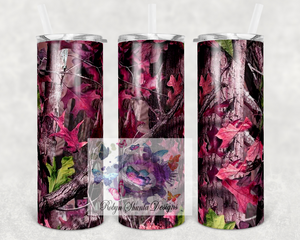 Pink Camo Tumbler