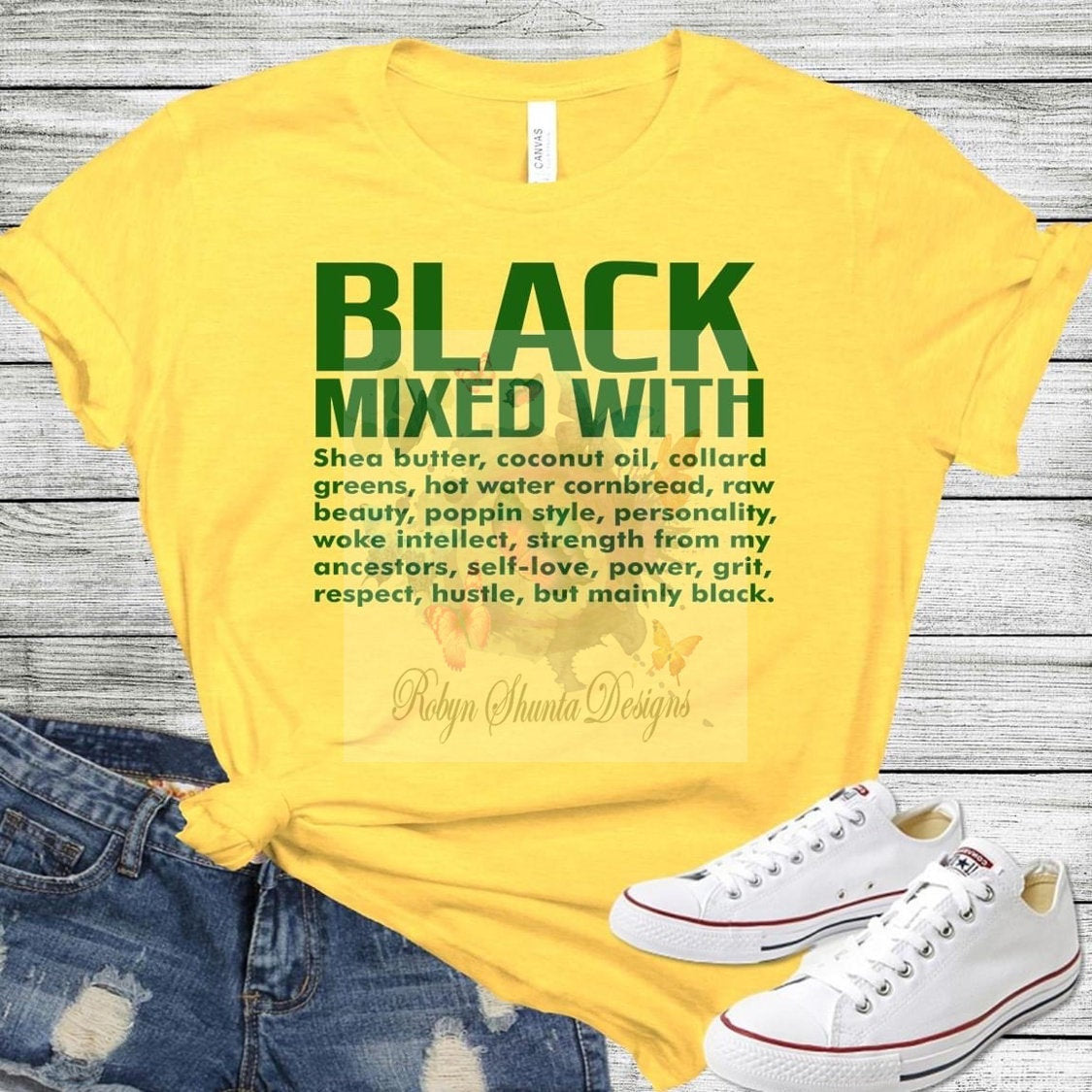 Black mixed 2024 with shirt