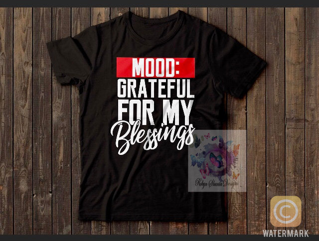 Mood Grateful For my Blessings Unisex T-Shirt