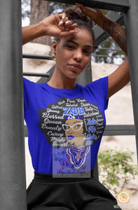 Zeta Afro Lady T-Shirt
