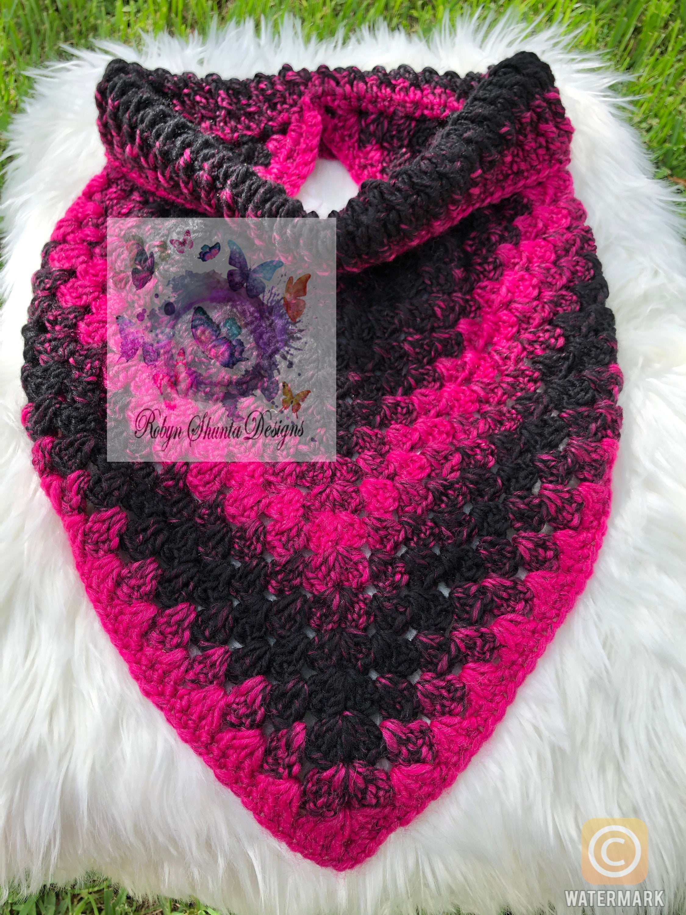 Pink Cowl Neck Scarf